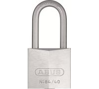 Abus 23431 Cadenas en laiton à anse longue de 40 mm en acier inoxydable Chromé