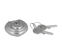 ABUS Cadenas Diskus 24IB/50 – acier inoxydable, protection 360°, niveau sécurité 7 – Argent
