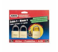 3er Set Abus Serrure de Sécurité 4 Pause Cadenas Serrure Château