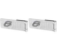 Abus 32118 Porte-cadenas en acier inoxydable 200/115 mm Argent (Lot de 2)