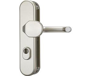 Abus 374036 KLZS714 F2 EK Ferrure de porte circulaire avec protection de cylindre Argenté
