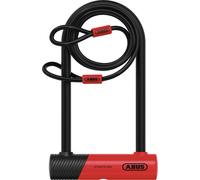 Abus 420K Ultimate, Serrure en U + support, câble en acier 230 mm Noir/Rouge Noir/Rouge