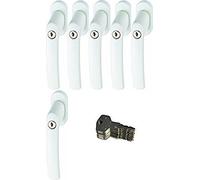 ABUS 442599 fG200 w sB-poignée de fenêtre verrouillable-blanc dans 6 pièces