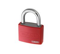 ABUS 49940 T65AL/40mm Mon Verrou En Aluminium Cadenas Rouge Clé Identique 6401