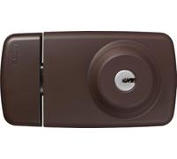Abus 532719 7025 B Verrou de porte avec cylindre intérieur et extérieur Marron