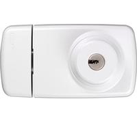 ABUS 532726 7025 S Serrure supplémentaire avec cylindre intérieur et extérieur Argenté