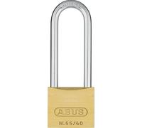 ABUS Cadenas 55/40 40 mm ABU5540LS63 en laiton, anse longue 63 mm