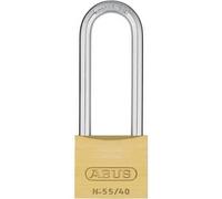 Abus - 55/40 40mm Cadenas laiton Manille longue Carded - ABU5540LS63C