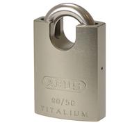 ABUS 55902 90RK/50 Titalium™ Cadenas Fermé Manille sur Carte