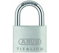 ABUS Titalium 64TI/25 - corps de serrure en aluminium spécial - anse en acier trempé - niveau de sécurité ABUS 3 - argenté