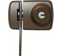 ABUS 589263 7535 Verrou avec entrebâilleur pour portes fines Marron