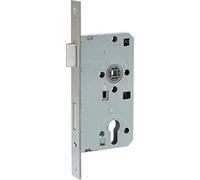 ABUS 61726 ES PZ2 L S 55 72 24 Serrure à encastrer, argenté, 24 mm