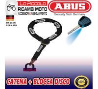 Abus Granit Power XS Black Loop, chaîne de verrouillage 120 cm Noir/Jaune Noir/Jaune