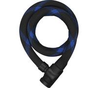 ABUS Chaîne antivol Ivera Steel-O-Flex 7200 câble acier gaine blindée 22 mm 85 cm Noir Sécurité 7