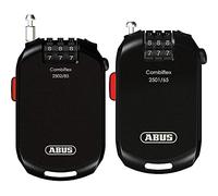 ABUS 72500_Noir_85 cm Câble-antivol vélo, 85 cm & Combiflex 2501 Câble-antivol vélo Noir 65 cm
