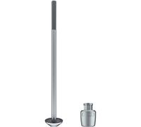 ABUS 764967 Nutfix QR essieu Unique Antivol pour vélo, Argent