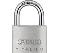 ABUS Cadenas cylindrique 64TI/50 largeur du corps de verrou 50 mm Titalium fe...