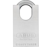 Abus 83/50 50mm Chrome Plated Brass Body Padlock Hardened Steel Closed Shackle