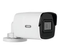 ABUS 8MPx IP PoE Mini caméra Tube - Caméra de Surveillance 4K avec détection d'objets - Vision Nocturne de 40 m - IP67 - Angle de Vue de 107 degrés - pour intérieur et extérieur - Compatible microSD