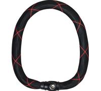 Abus 9210 IVY, chaîne de verrouillage 140 cm Noir/Rouge Noir/Rouge
