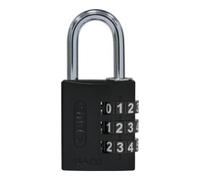 ABUS ABUS Cadenas à combinaison 144/30 Lock-Tag Aluminium, noir Quantité:1