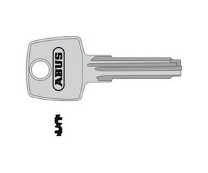 ABUS ABUS Clé vierge EC550, laiton nickelé carré Quantité:1