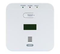 ABUS Détecteur CO COWM510 – 85 dB, bouton de test, capteur 10 ans, écran LCD, blanc