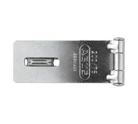 ABUS ABUS Loquet de porte avec plaque à œillets 200/75 B/SB acier anti-corrosion Quantité:1