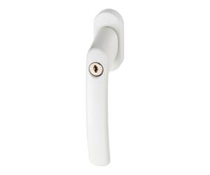 ABUS ABUS Poignée de fenêtre verrouillable DK FG200 SB, même R, 7/28-44, blanc Quantité:1