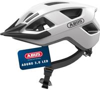 Abus Aduro 3.0 LED Helm blanc polaire 58-62 cm