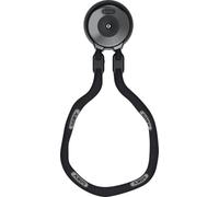 ABUS Support mural WCH + chaîne ACH 9KS - pour la protection antivol des vélos et des motos dans les garages, les caves ou devant la maison - niveau de sécurité 13-110 cm de longueur de chaîne
