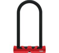 ABUS Antivol à arceau Ultimate 420 + support USH + câble de sécurité Cobra 10/120 - Ensemble d'antivols pour vélo - Niveau de sécurité 12 - Noir/Rouge