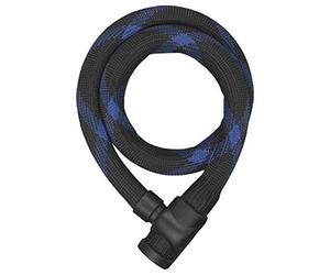 ABUS Antivol à câble blindé Ivera Steel-O-Flex 7200 + Support RBU - Câble-antivol en Acier avec Blindage par Douilles en Acier - Niveau de sécurité 7-110 cm