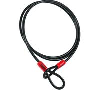 ABUS Câble en acier Cobra 8 – 8 mm x 250 cm, gainé plastique, noir