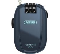 ABUS Antivol à câble Combiflex - Antivol pour sécuriser les skis, le casque, la poussette et les bagages - StopOver 65 - longueur 65 cm - épaisseur 1,2 mm - avec code chiffré - Bleu