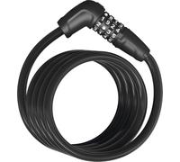 ABUS Antivol à câble Numero 5510C/180 SCMU - Set d'antivols pour vélo avec support SCMU - pour les deux-roues bon marché et les vélos d'enfants - 10 mm niveau de sécurité 3 - Noir
