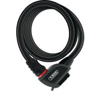 ABUS Antivol à câble Phantom 8950/180 TexKF - Kit d'antivols pour vélo avec support TexKF pour le cadre du vélo - 12/15 mm - Niveau de sécurité 5 - Noir