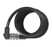 ABUS Antivol à câble spiralé 3506C - 6 mm d'épaisseur, serrure à combinaison flexible - Niveau de sécurité 1