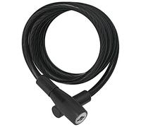 ABUS Antivol à câble spiralé 3506K - 6 mm d'épaisseur, flexible - niveau de sécurité 1 - 120 cm - noir