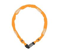 ABUS Antivol à chaîne 1200 Web - serrure à combinaison en acier spécial - niveau de sécurité 2 - 60 cm - noir/orange