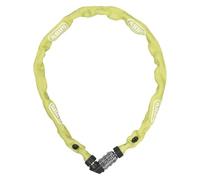 Abus Antivol à chaîne 1200 Web - Serrure à Combinaison en Acier spécial - Niveau de sécurité 2-60 cm - Jaune/Vert