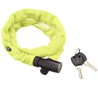 Abus Antivol à chaîne 1500 Web - Antivol vélo en Acier spécial - chaîne Ronde de 4 mm d'épaisseur - Niveau de sécurité 3-60 cm - Jaune/Vert