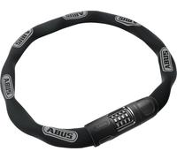 ABUS Antivol à chaîne 8808C – serrure à combinaison, acier durci, sécurité 9