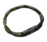 ABUS Antivol à chaîne 8808C - serrure à combinaison stable en acier spécialement durci - chiffres bien lisibles avec cache - niveau de sécurité 9