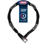 ABUS Antivol à chaîne Catena 6806K – Chaîne carrée en acier trempé, légère, gaine textile, Niveau 6