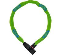 ABUS Antivol à chaîne Catena 6806K - Antivol vélo léger en acier trempé avec gaine textile à la mode - Chaîne carrée avec niveau de sécurité 6