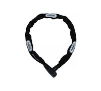 ABUS Antivol à chaîne CityChain 6800 - Antivol vélo en acier trempé - avec gaine textile et clé réversible pratique - Niveau de sécurité 5