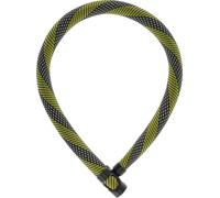 ABUS Antivol à chaîne pour vélo IVERA Chain 7210 – Gaine IvyTex flexible – Niveau de sécurité 8
