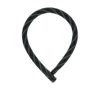 ABUS Antivol à chaîne IVERA Chain 7210 - Antivol vélo avec gaine en fibre synthétique IvyTex très flexible - Niveau de sécurité 8 - 85 cm - Gris