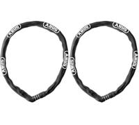 ABUS Antivol à Chaîne Steel-O-Chain 4804C, 75 cm, Noir (Lot de 2)